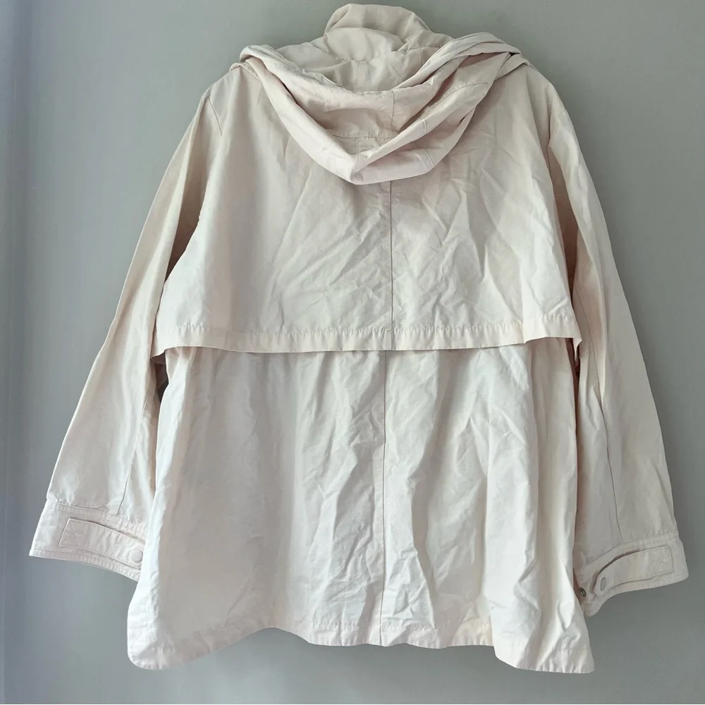 J. Crew | Light Khaki Perfect Lightweight Utility Rain Jacket